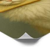 Poster Funny Cat Bread Surreal Aesthetic Wall Art Print (Coin)