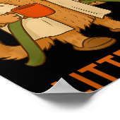 Poster Funny Cat Christmas, Litter’s Full Cat (Coin)