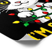 Poster Funny Cat First Of All I'm A Delight Retro Gaming  (Coin)