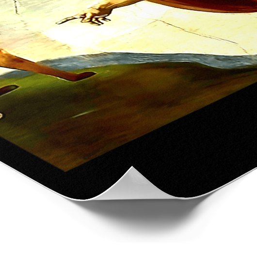 Poster Funny Cat God Creation Of Adam Meme Jesus Christia (Coin)