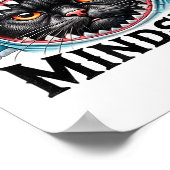 Poster Funny Cat, Mindset Motivational Saying, Shark  (Coin)