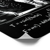 Poster Funny Cat Physics Humor Design What Cats Really Th (Coin)