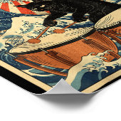 Poster Funny Cat Playing Timpani For Jazz Musician Percus (Coin)