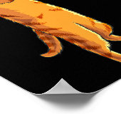 Poster Funny Cat Playing Trombone Gift Cool Kitten Musici (Coin)