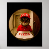 Poster Funny Cats And Zza Shirt Kitten Ca Men Women Kids (Devant)