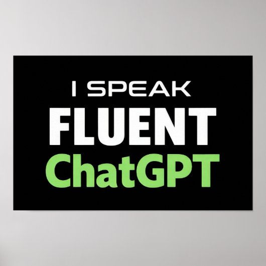 Poster Funny ChatGPT (Devant)