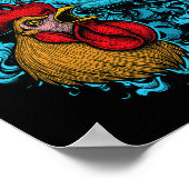 Poster Funny Chicken Dinosaur Remember Who You Are Evolut (Coin)