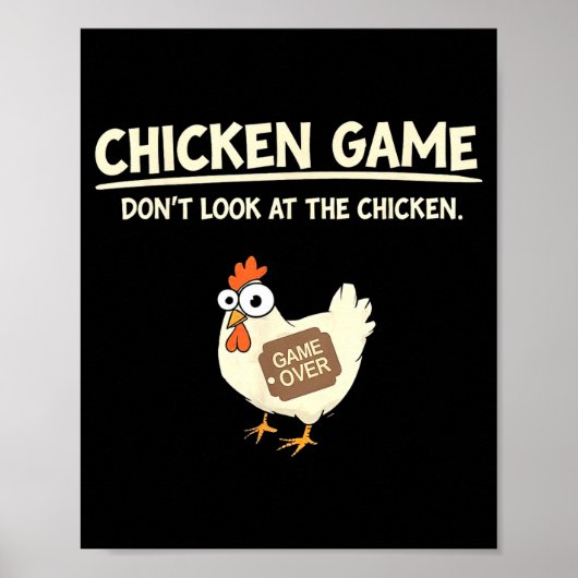 Poster Funny Chicken Game Design Ltd Uni Chicken Game_ Do (Devant)