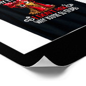 Poster Funny Chicken Stop Asking Why I Crazy Chickens  (Coin)