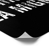 Poster Funny Chinga La Migra La patrouille frontalière me (Coin)