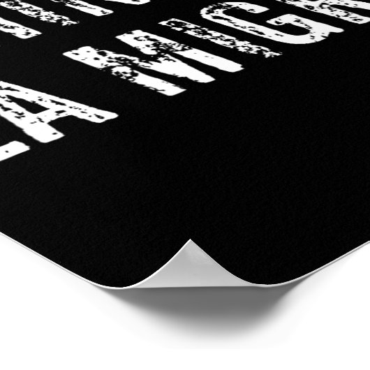 Poster Funny Chinga La Migra La patrouille frontalière me (Coin)