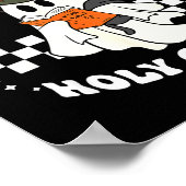 Poster Funny Christian Ghost With Bible Retro Catholic Cu (Coin)