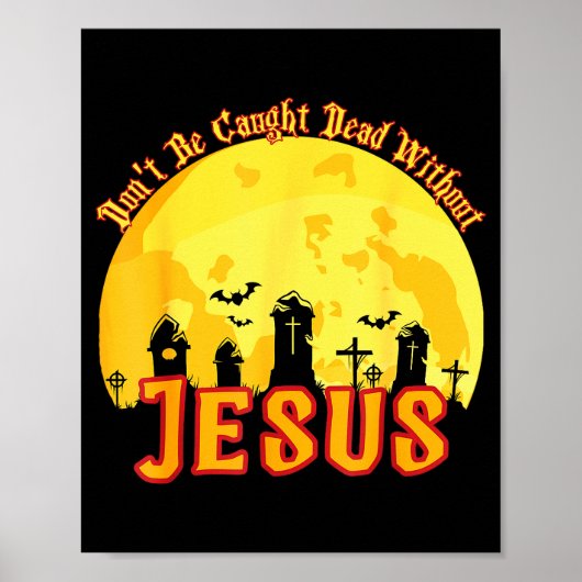 Poster Funny Christian Halloween (Devant)