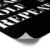 Poster Funny Christian Pray Preach Golf Repeat Pastor Min (Coin)