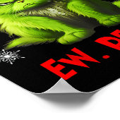 Poster Funny Christmas Cat Ew People Meowy Cat Lovers Men (Coin)