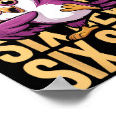 Poster Funny Christmas Cool Owl Dabbing Xmas Dab Six Seve (Coin)