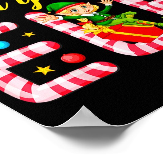 Poster Funny Christmas Elf Design Believe In Your Elf Men (Coin)