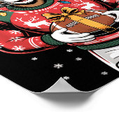 Poster Funny Christmas Football Reindeer  (Coin)