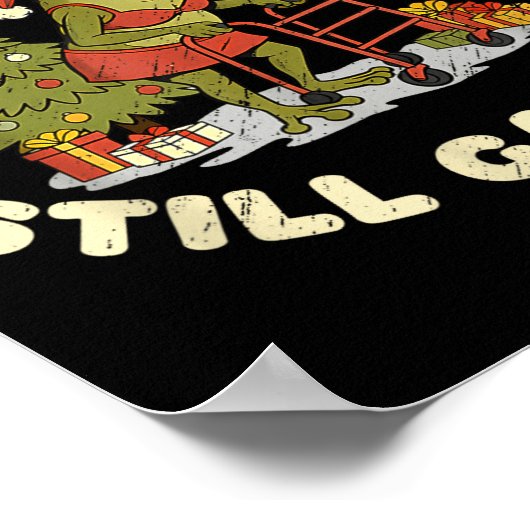 Poster Funny Christmas Frog Sagging But Still Gagging Fro (Coin)