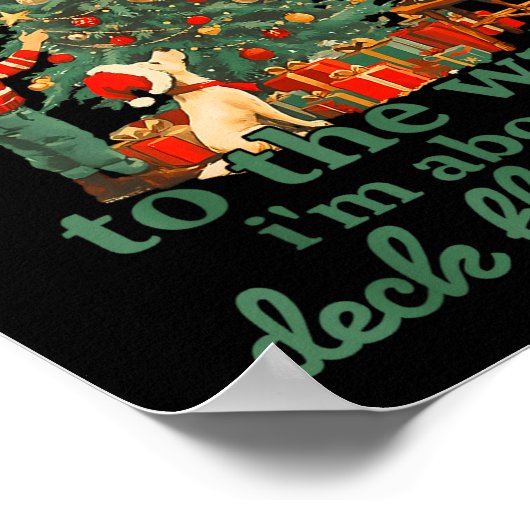 Poster Funny Christmas From The Windows To The Walls I'm  (Coin)