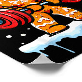 Poster Funny Christmas Gingerbread Gingershred Gym Bodybu (Coin)