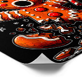 Poster Funny Christmas Gingerbread Man Oh Snap Outfit Paj (Coin)