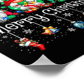 Poster Funny Christmas Gnome Hanging With My Gnomies Fami (Coin)