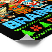 Poster Funny Christmas Italian Brain Rot Italian Brainrot (Coin)