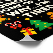Poster Funny Christmas Jingle Some Of The Way Tired For M (Coin)