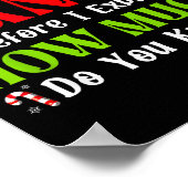 Poster Funny Christmas Kids Boys Girls Dear Santa I Can E (Coin)