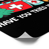 Poster Funny Christmas Nurse Have You Tried Icing It Ging (Coin)