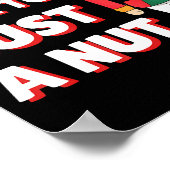 Poster Funny Christmas Nutcracker- Bust A Nut Funny Mens (Coin)