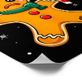 Poster Funny Christmas Oh Snap Gingerbread Man Cookie X M (Coin)