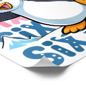 Poster Funny Christmas Penguin Dabbing Xmas Dab Six Seven (Coin)