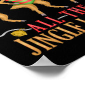 Poster Funny Christmas Reindeer All The Jingle Ladies  (Coin)