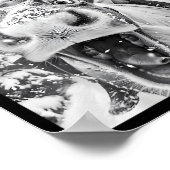 Poster Funny Christmas Reindeer Selfie Santa Claus Xmas S (Coin)