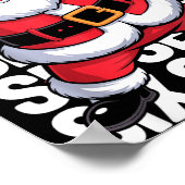 Poster Funny Christmas Santa Dabbing Xmas Dab Six Seven 6 (Coin)
