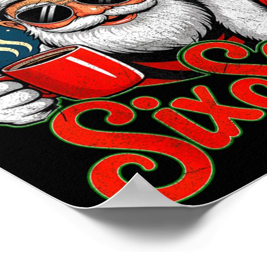 Poster Funny Christmas Santa Says Six Seven 67 Coffee Mem (Coin)