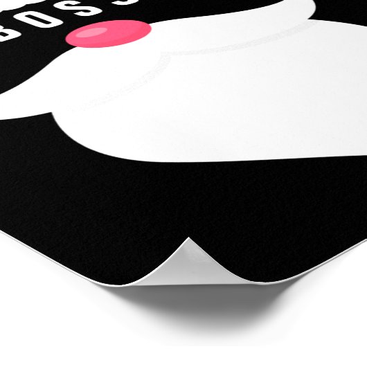 Poster Funny Christmas Santas Favorite Boss (Coin)