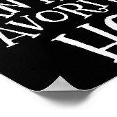 Poster Funny Christmas Santa's Favorite Ho Naughty Pajama (Coin)