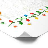 Poster Funny Christmas Saying Reindeer Lover Holiday Ligh (Coin)