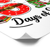 Poster Funny Christmas Teacher Santa I Survived 67 Days O (Coin)