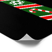 Poster Funny Christmas Tie - Holiday Tuxedo Fun Tee Desig (Coin)