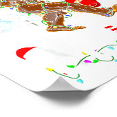 Poster Funny Christmas Xmas Bigfoot Believe Sasquatch In (Coin)