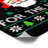 Poster Funny Christmas Xmas Inappropriate Santa I Do It F (Coin)