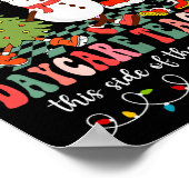 Poster Funny Christmas Xmas Jolliest Bunch Of Daycare Tea (Coin)