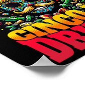Poster Funny Cinco De Mayo Cool Cinco De Drinko (Coin)