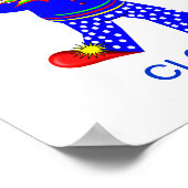 Poster Funny Cirque Clown Enfants Alphabet Lettre C Photo (Coin)