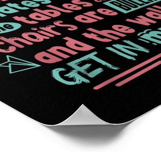 Poster Funny Clumsy Sarcasm Quotes Apparel I'm Not Clumsy (Coin)