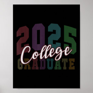 Poster Funny College Graduate University Journée Dernière